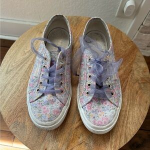 Superga X LoveShackFancy Flowers Sneaker in Sunny Meadow Ditsy Lavender Blooms